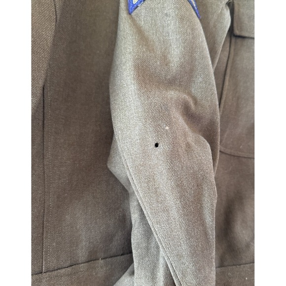 WWII Army Jacket 3rd Brown Coat Jacket - Picture 6 of 7